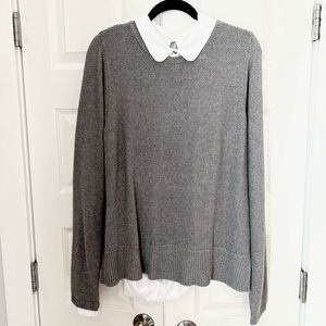 Beautiful seraphine layered sweater blouse maternity and nursing!